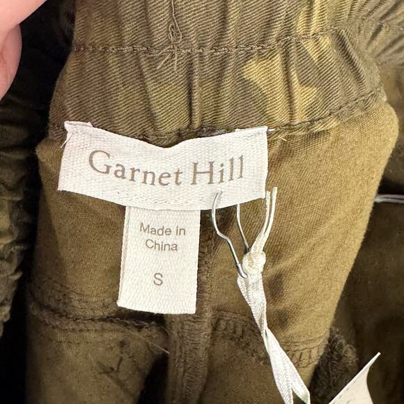 NWT Garnet Hill 100% Cotton floral camo Salt-Washed Chino Joggers - Picture 5 of 12